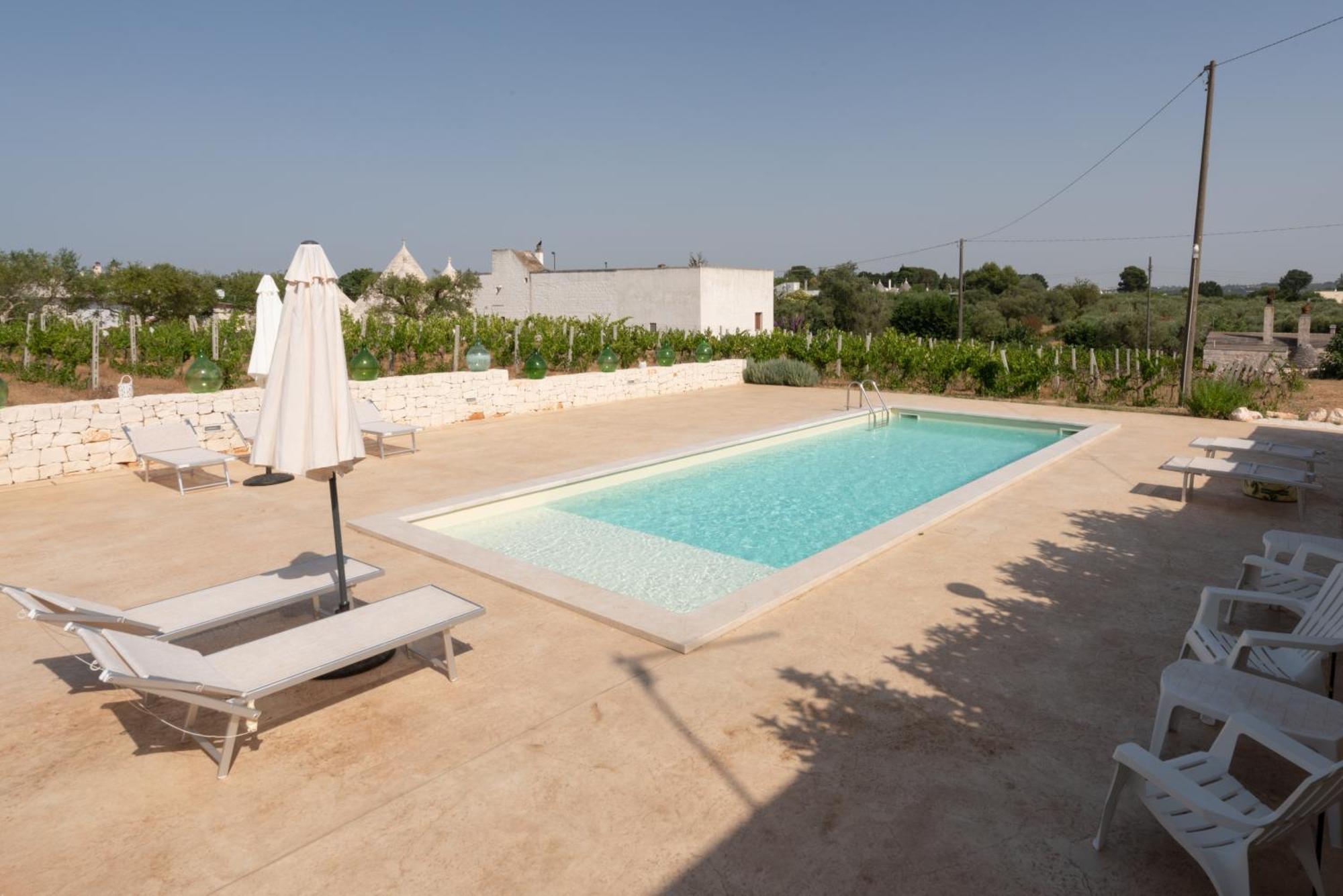 Il Vigneto Sole&Luna Con Piscina Privata มาร์ตินาฟรังกา ภายนอก รูปภาพ